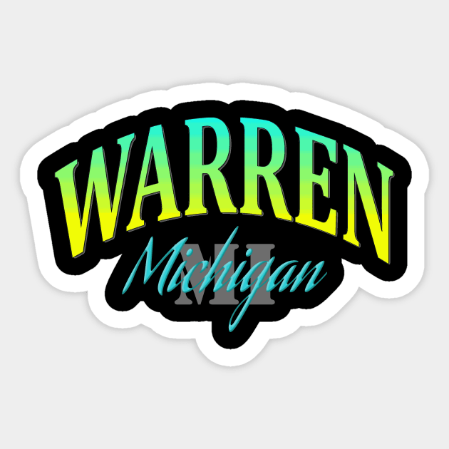 City Pride: Warren, Michigan Sticker by Naves